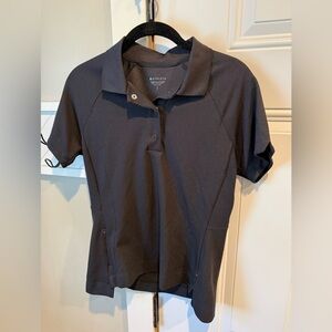 Athleta Women's Black Polo Shirt